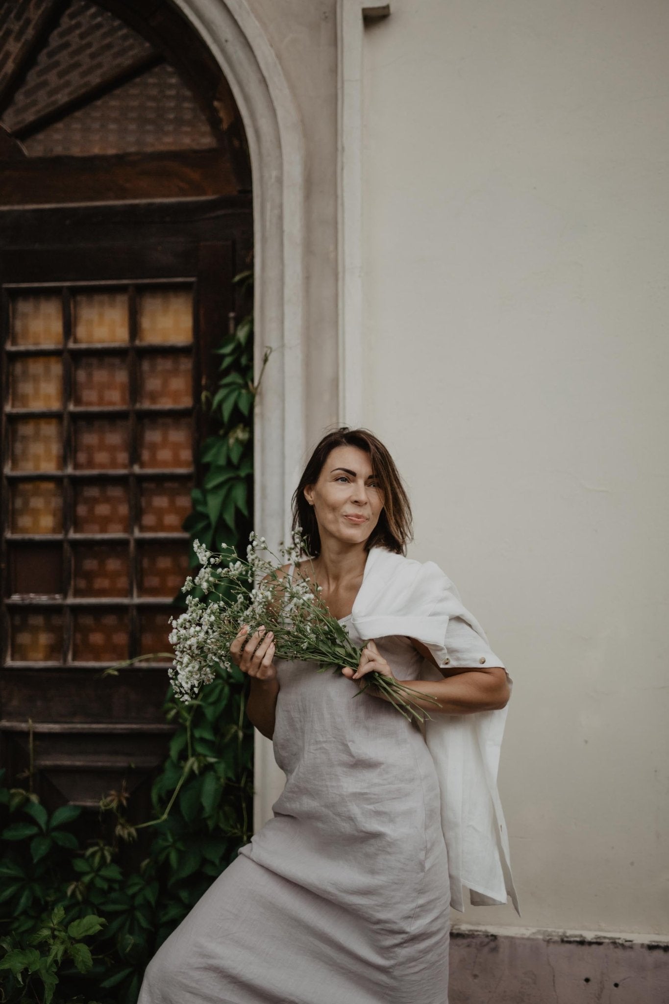 Linen oversized shirt Marrakesh - Her Linen