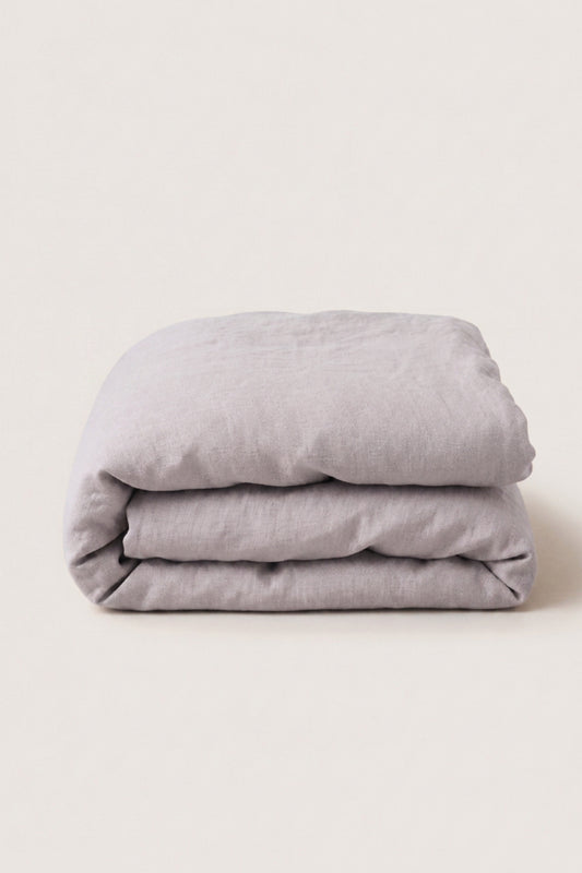 Linen duvet cover in Cream