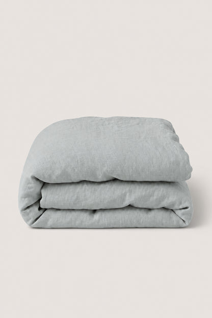 Linen duvet cover in Mint Green