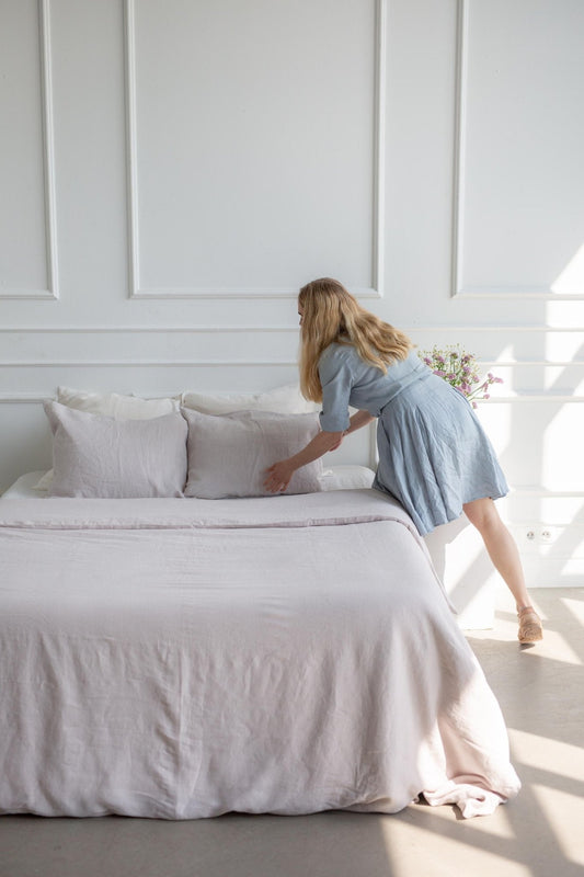Linen pillowcase in Cream - Her Linen