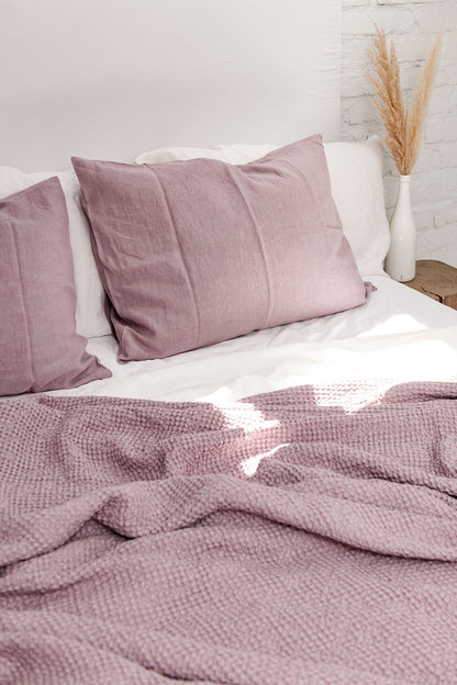 Linen pillowcase in Dusty Rose - Her Linen