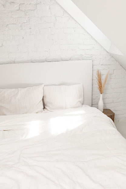 Linen pillowcase in White - Her Linen