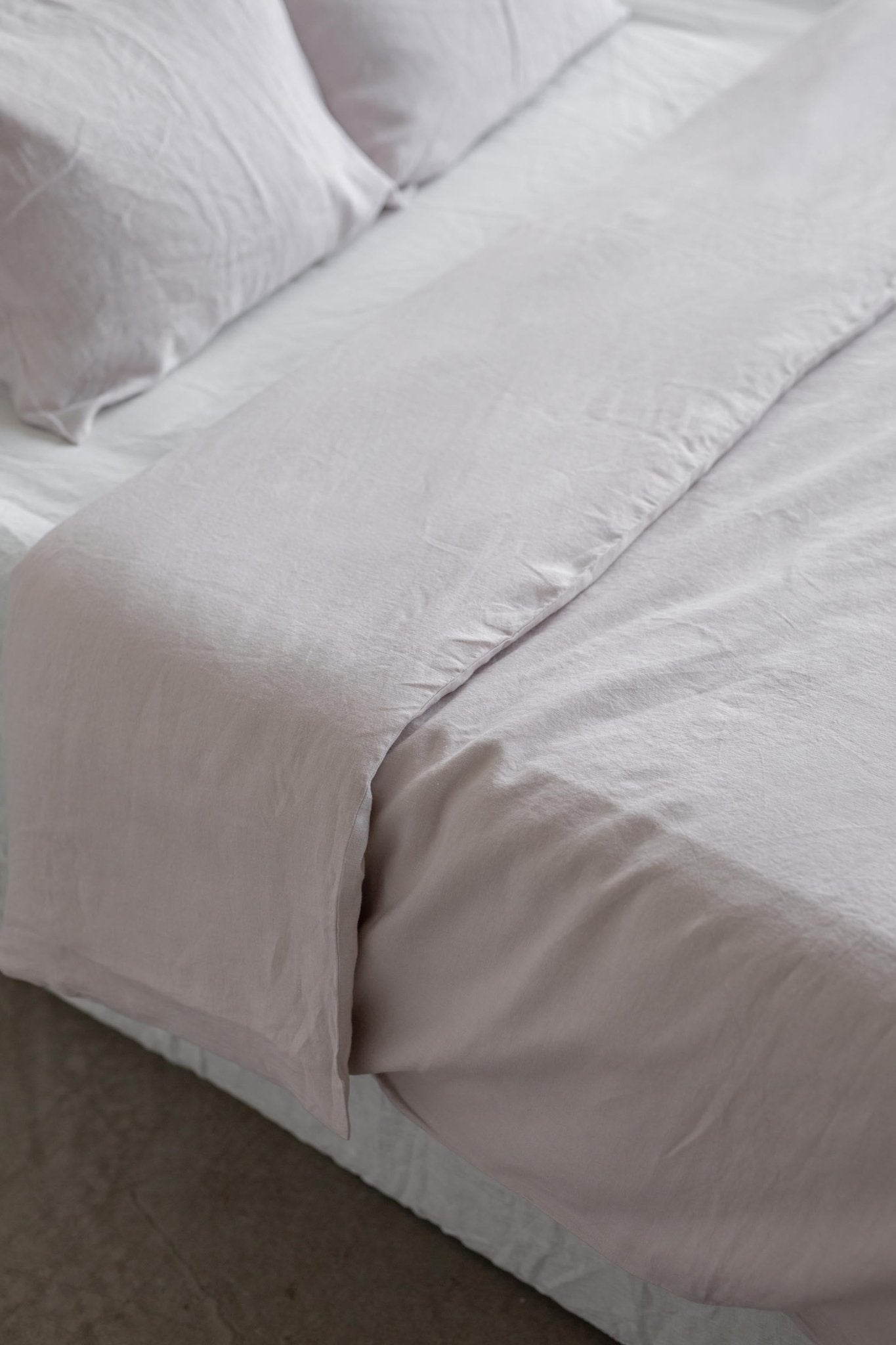 Linen duvet cover in Cream - Her Linen